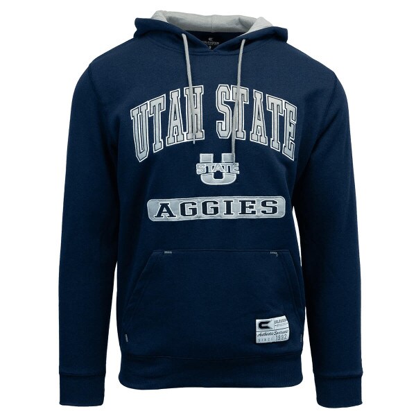 Colosseum, Navy, Men's, Utah State, Aggies, Hoodie